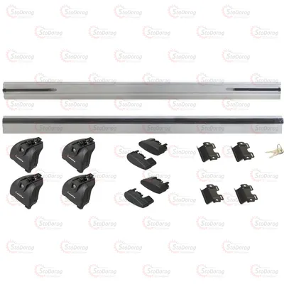 Багажник на рейлінги Інтегровані Aero Lavita 120см З замком до 75кг LA 240800 2