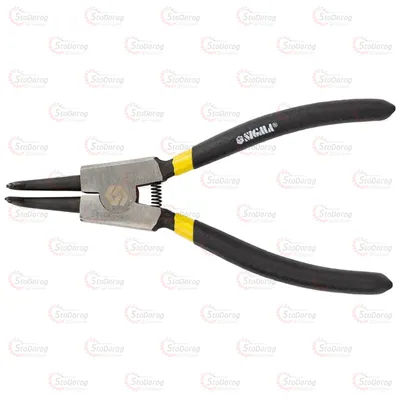 Щипці 180мм для стоп кілець вигнуті на розтиск Sigma 4350121