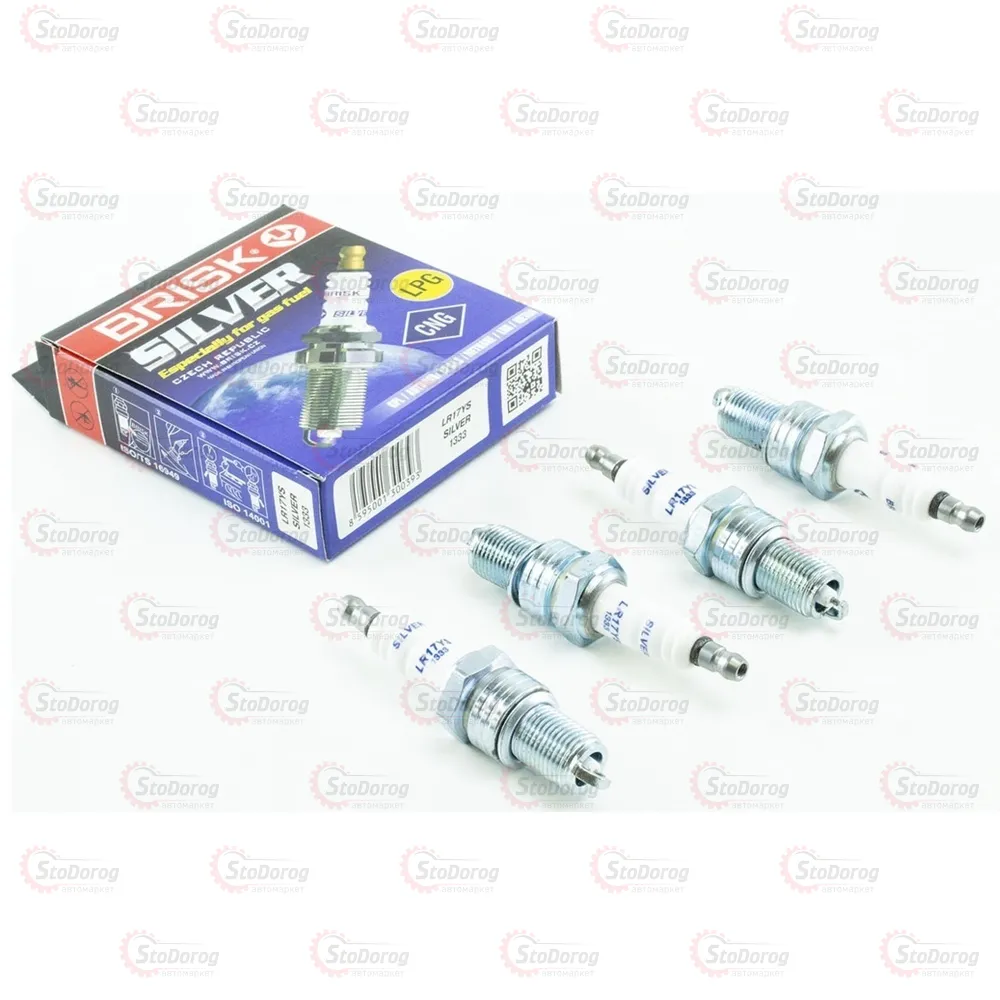Свічки BRISK SILVER 2108-2110 406ДВ  (LR17YS) 1333  - фото 1