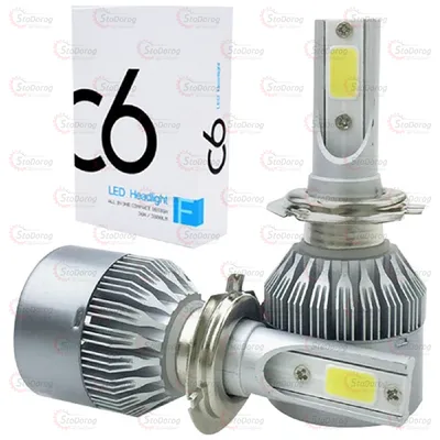 Лампа LED H7 C6 36W 6000K
