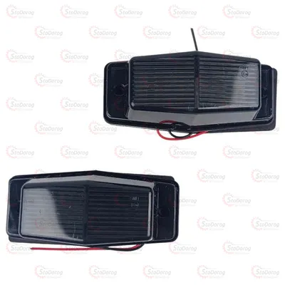 Повторювач поворотів універсальний темний 13х6х4см (2патр під ламп)  FormPlas 2шт