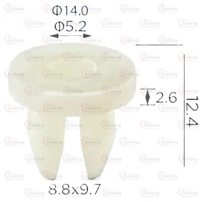 Кліпса під саморіз Lexus Toyota 2