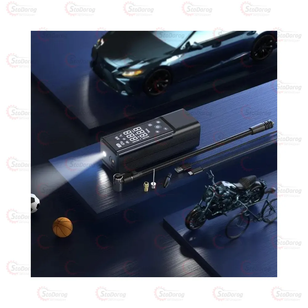 Компресор HOCO ZP7 12V 5000mAh  - фото 4