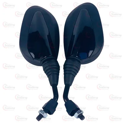 Дзеркала Мото GY6-80/150 8мм Чорні MIHI Спорт RG 2