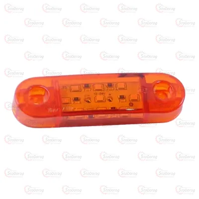 Габарит - Жовтий 12/24V 90х25мм 9-Led 281649 (GB008)