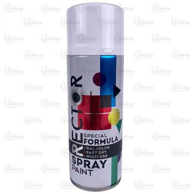 Фарба RECTOR 9010 Біла глянець 400мл