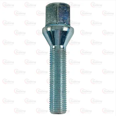 Болт Колісний M12x1,25x45мм Конус Цинк Ключ 17