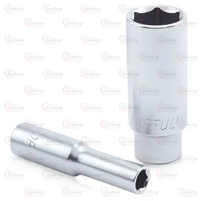 Головка шестигранна 1/4 12mm довга TOPTUL BAEE0812