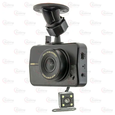 ВідеоРеєстратор Cyclone DVF-47 Dual HD 170°