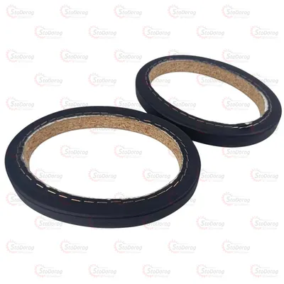 Подіум овал одношаровий чорний шкіро замінник