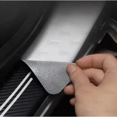 Плівка захист на пороги карбон 4D Citroen 2