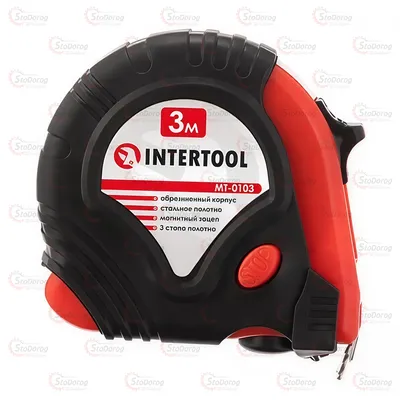 Рулетка 3мх16мм MT-0103 магніт 2
