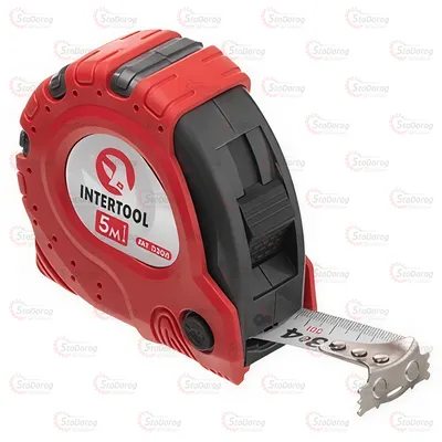 Рулетка 5м х 25мм магніт 3 положення Intertool MT-0306