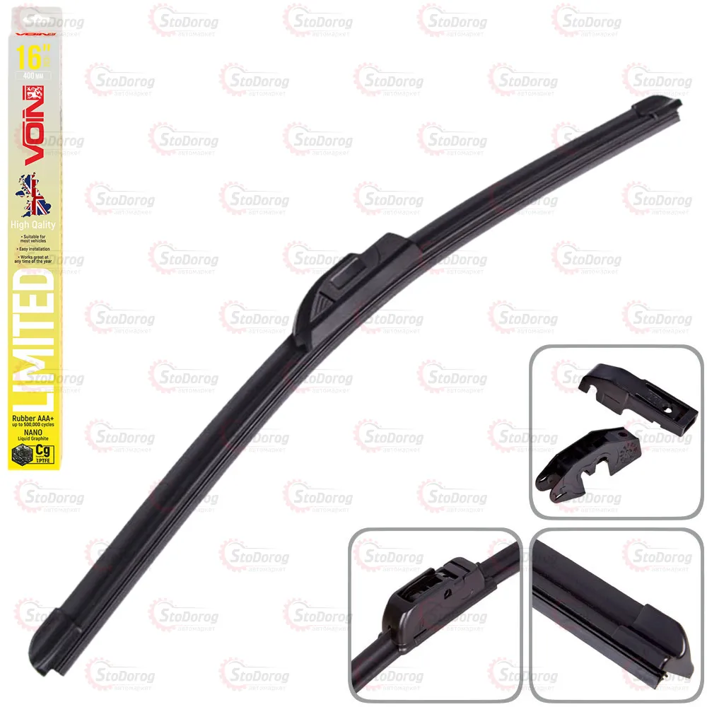 Дворник Бескаркасный VOIN LIMITED 16 400mm VL-N16-400 
