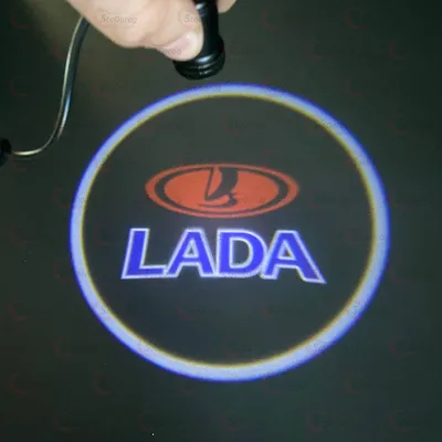 Підсвітка дверей логотип Lada