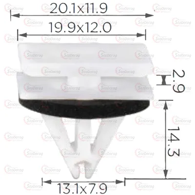 Кліпса GM Tesla Ford Chevrolet Pontiac 2