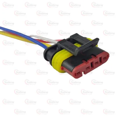 Роз'єм з проводом (4конт) вологозахищений МАМА