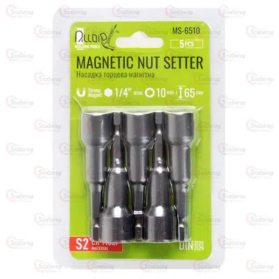 Насадка торцева магнітна 10x65мм Alloid MS-6510 2
