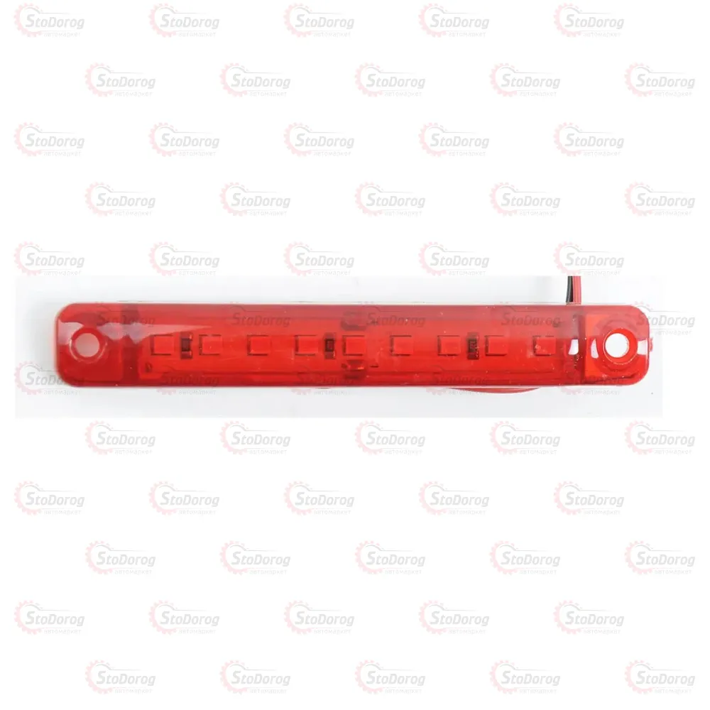 Габарит - Червоний 100х15мм 12/24V Led 9 Діодів EMR-53К 