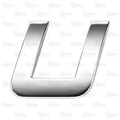 Літера  Велика   Коса U 30215