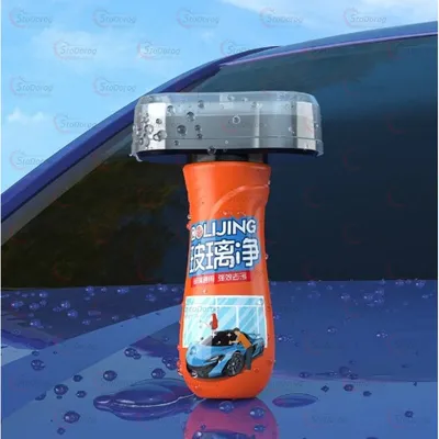 Очищувач Скла від водного каменю 100ml BOLIJING абразивний очисник рідкого типу 2