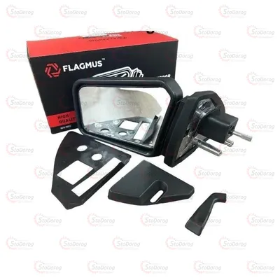 Дзеркало Бічне 2108-09-15 Ліве 1шт (Метал Кронштейн) Flagmus