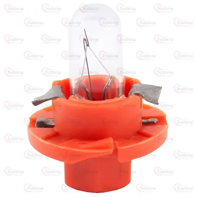 Лампа розжарювання BAX 12V 1,1W B8,4d Orange CP Brevia 12334C 2