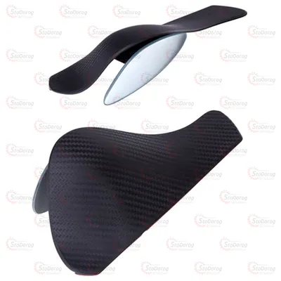 Дзеркало Мертва Зона 90х40мм Карбон Краплеподібна 3R-160 2шт 2