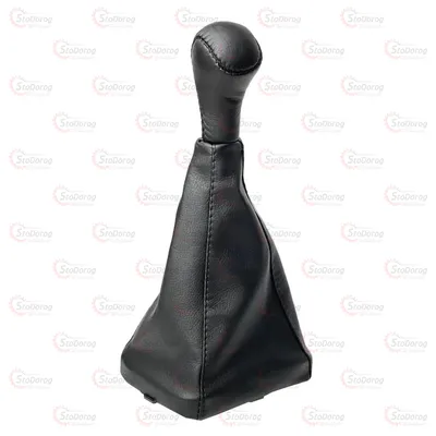 Ручка КПП з Пильником 2110 З Рамкою ШкіроЗамінник Чорна Avtoban