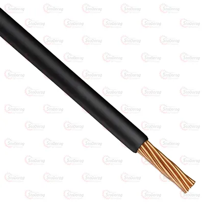 Провід багатожильний 6кв чорний