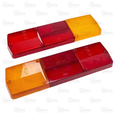 Скло ліхтаря Камаз, Газ-53 2шт Завод