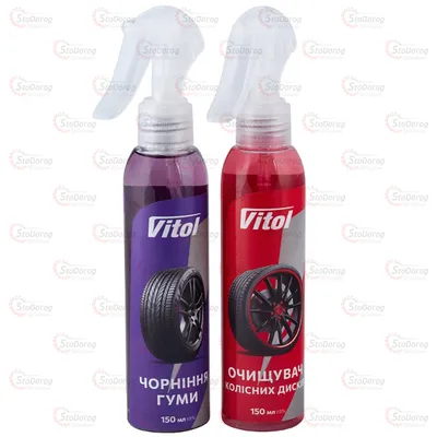 Набір для догляду за дисками та гумою VITOL 2