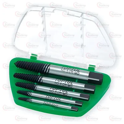 Набір єкстракторів для гвинтів TOPTUL JGAW0501