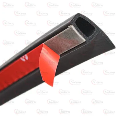 Ущільнювач P-type 23*12мм 1 п.м EPDM 2