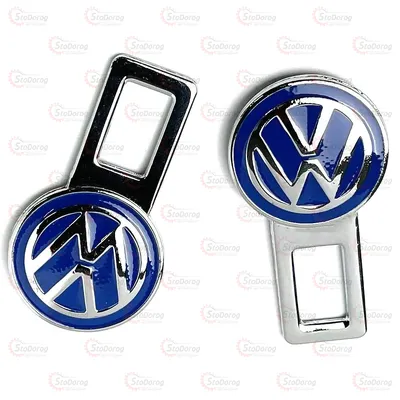 Заглушка ременя безпеки (2шт) метал Volkswagen