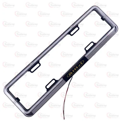 Рамка Номера З Підсвіткою Неон Зелений 2