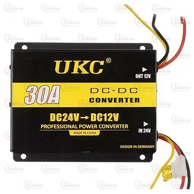 Перетворювач 24V-12V 30A DC/DCUKC
