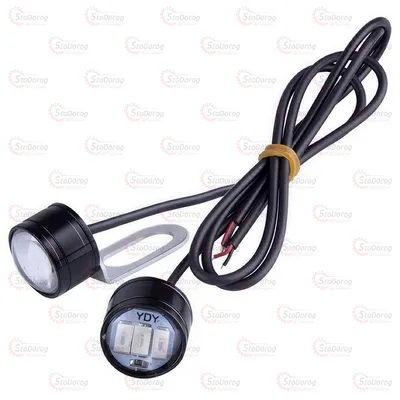 Болти  Номера 2шт 5630-3SMD 12V Чорні Blue 60347 290322