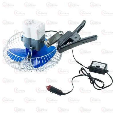 Вентилятор 12V D8  На Прищіпці DK DK-8220 2
