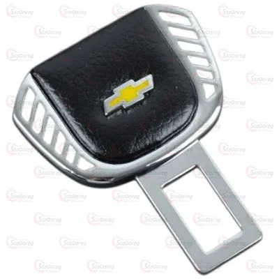Заглушка ременя безпеки Хром/шкіра CHEVROLET
