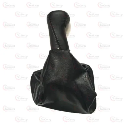 Ручка КПП з Пильником 2110 З Рамкою ШкіроЗамінник Чорна Avtoban 2