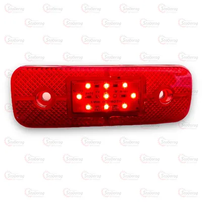 Габарит - Червоний 12/24V 115х40мм 9-Led TH-932 (GB052) 2