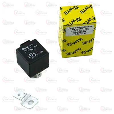 Реле стартера 12V 30А 4-конт. (WTE) 75.3777-10