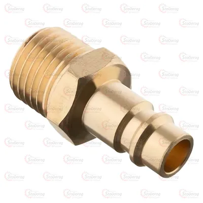 Штуцер 1/2 із зовнішнім різьбленням Intertool PT-1823