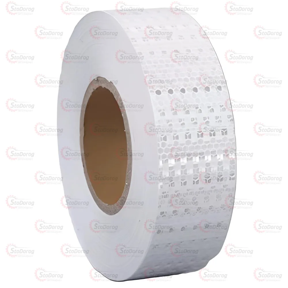 Стрічка Світло- Відбивна Біла 1 п.м. (Соти) 