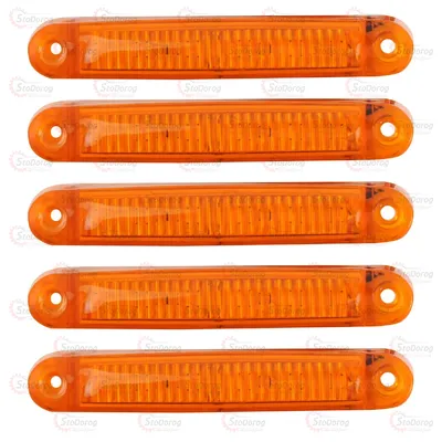 Габарит - Жовтий 100х15мм 12/24V Led 6 Діодів MRТ-24 К-053 2