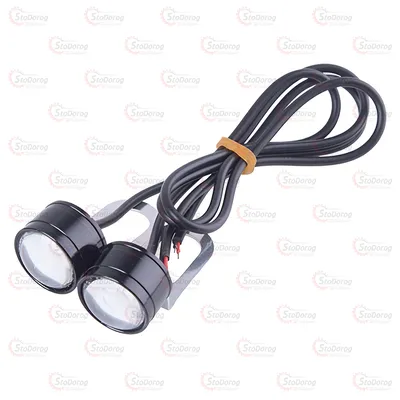 Болти  номера 2шт 5630-3SMD 12V чорні Yelow