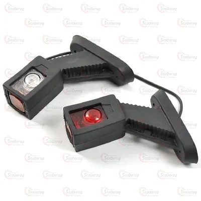 Габарит Ріжки Косий 13,5см 12/24v 2шт Червоний+Білий+Жовтий 1+1+1LED Kogel-Krone EK-141