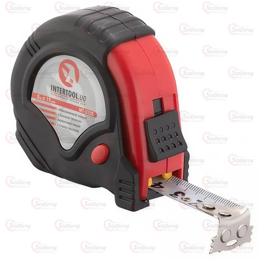 Рулетка 5м х 19мм магніт з положення Intertool MT-0105 