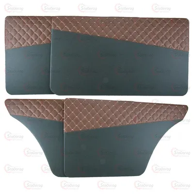 Карти Дверей 2101-07 Коричневий (Ромб, Косі)